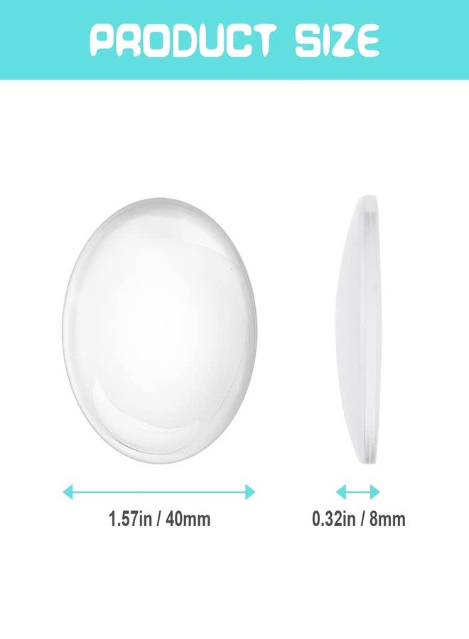 Vicloon Door Stopper - 6 Pcs Silicone Clear Round Wall Protector, Self Adhesive Bumpers for Doors, Handles, Walls, Refrigerator - Image 2